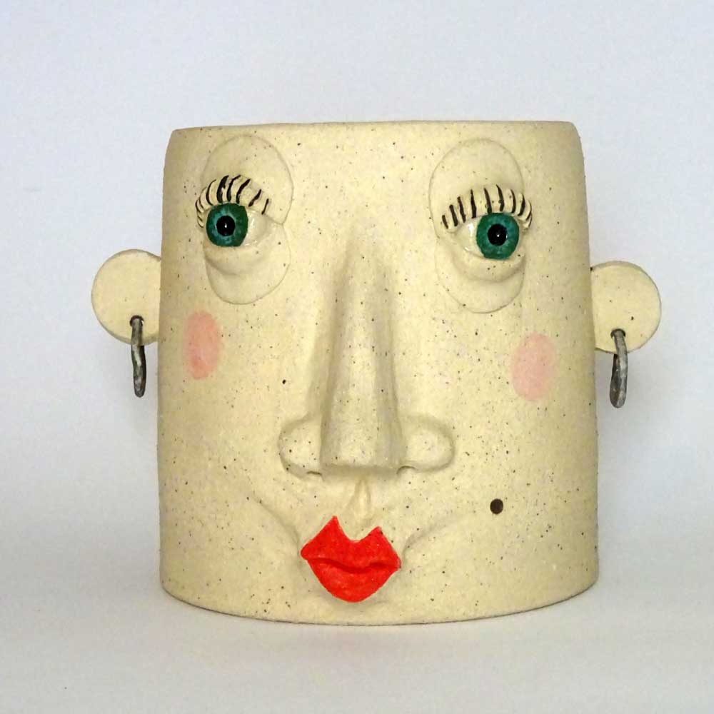 Aunt Gladys Pothead by Emily Jane Ceramics.