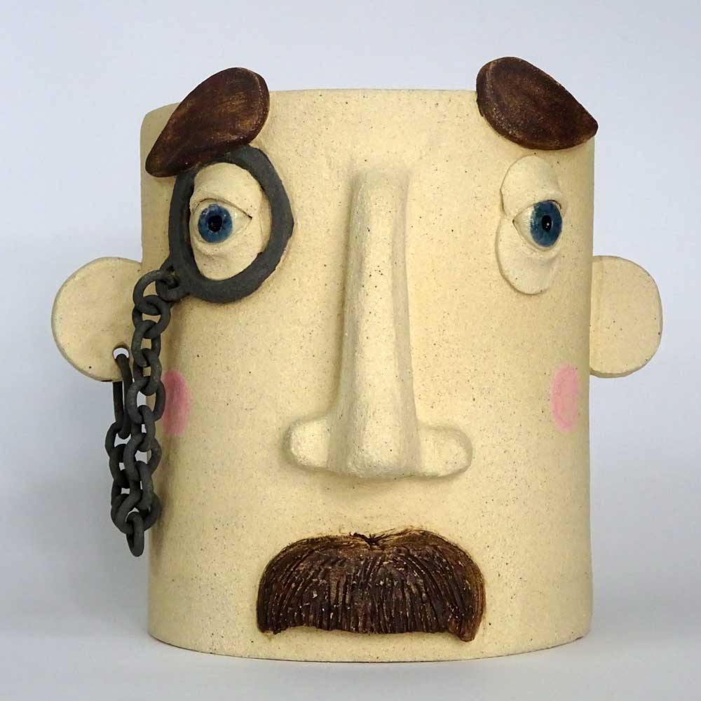 Derek Pothead by Emily Jane Ceramics.