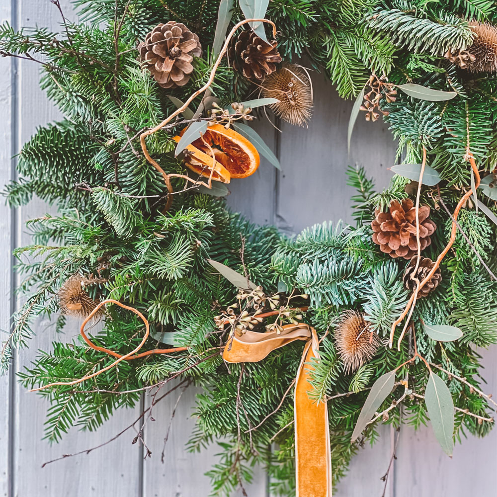 Christmas Wreath making workshop.