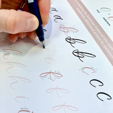 Calligraphy with Emma